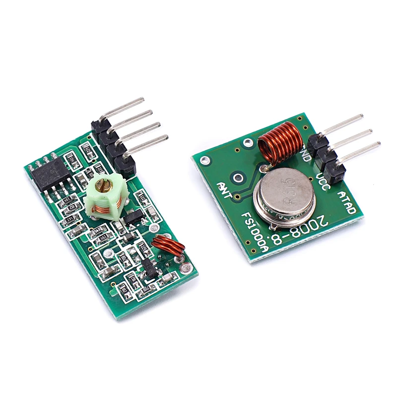 

1Set/lot Wireless Remote Control Switch Module Voltage Module Board 315Mhz RF Transmitter Receiver Link Kit for Arduino
