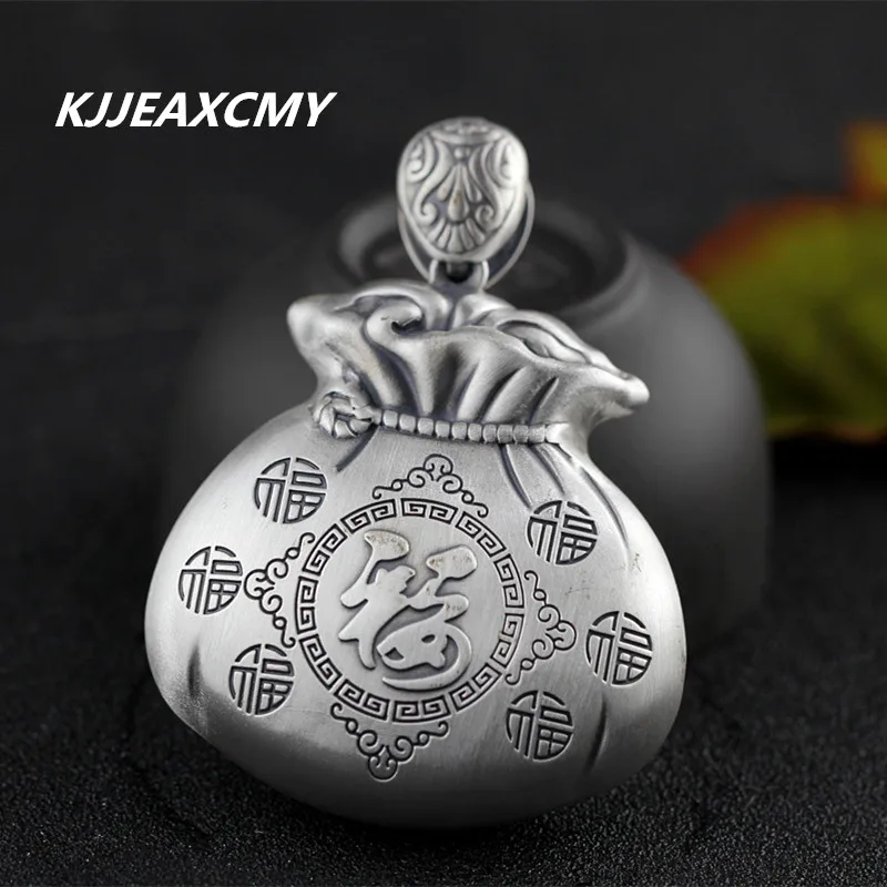 

KJJEAXCMY 990 sterling silver new folk style female models such as the East China Sea Heart Pendant purse sub light