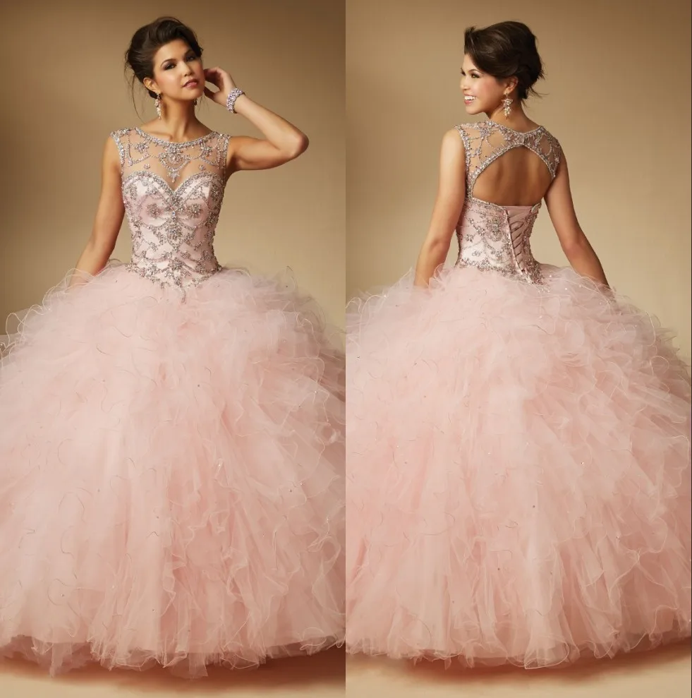 pink xv dresses