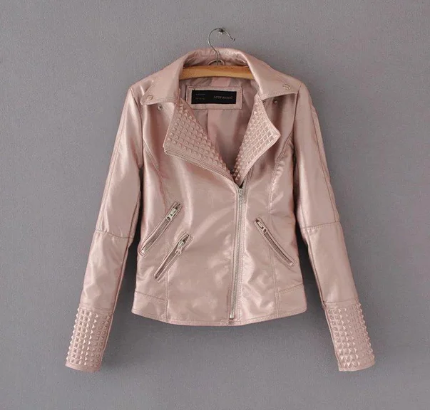 Женская куртка из искусственной кожи pu блестящая выпуклая поверхность короткая уличная куртка модное весенне-осеннее пальто локомотивные куртки