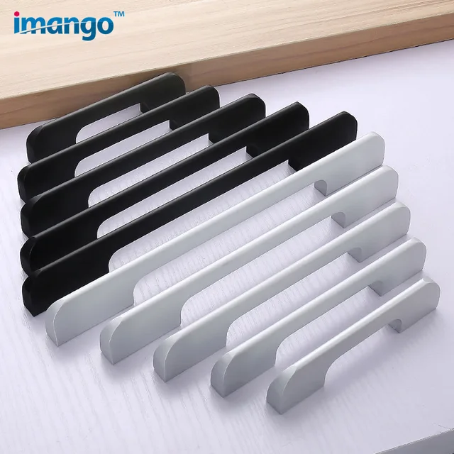 Cheap Kitchen Furniture Centers Black Cabinet Modern Handle - Modern Drawer Pulls Handles Gradevin Door Pull 128-320mm Hardware Cheap Kitchen Furniture Centers Black Cabinet Modern Handle - Modern Drawer Pulls Handles Gradevin Door Pull 128-320mm Hardware