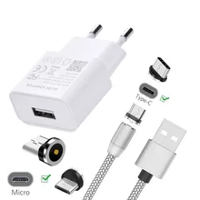 Для samsung S8 S9 A3 A5 A7 J4 J7 A70 huawei P Smart P20 Y5 Y6 Y7 Honor 20 8A Магнитный Micro Тип usb C кабель зарядного устройства для телефона
