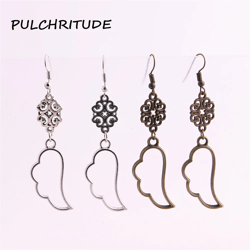 Pulchrode 6 шт. античная бронза серебро полые облака серьги с цветочным кулоном Сова Звезда Форма Шарм Diy ювелирных изделий c1968