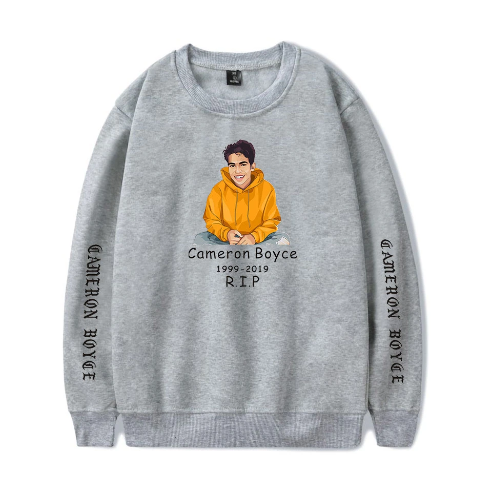 2019 Р. И. П. Толстовка Cameron Boyce свитшот с круглым вырезом и принтом 2D в стиле