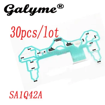 

30PCS/lot New Arrival Green Color SA1Q42A Conductive Film Button Cable For Sony PS2 Controller FlexRibbon Circuit Repair Parts