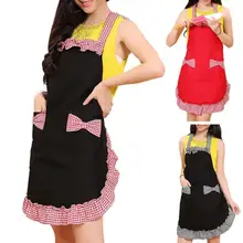 Женский фартук для уборки дома, кухонные вечерние, Индивидуальная работа официанта, нагрудник, хлопок, тонкий фартук-35