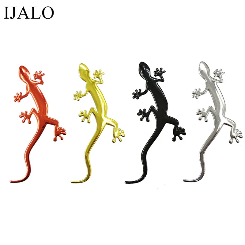 Lizard Gecko Funny 3D car sticker soft PVC Chromed badge emblem sticker