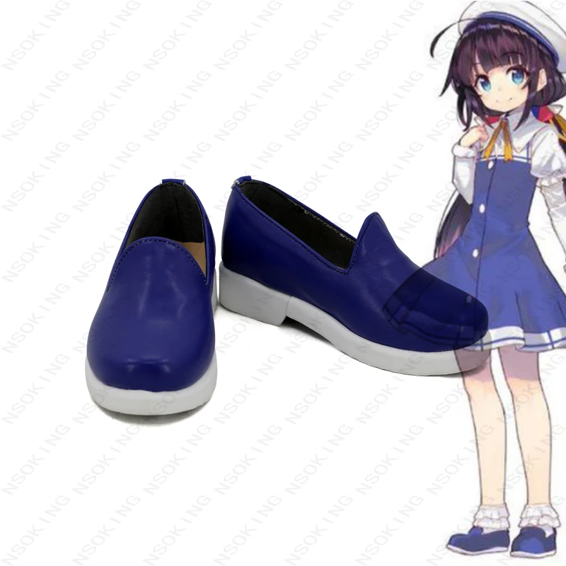 

New ryuoh no oshigoto! Hinazuru AI school uniform Cosplay Anime Boots Tailor-Made