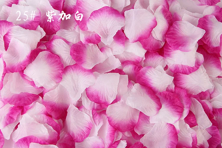 100 шт. искусственные 15 градиентные цвета последние Цветы Лепестки розы Лист шелк для свадьбы украшения дома самодельные цветы