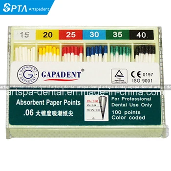 

10boxes Dental Absorbent Paper Points. 04 Taper. 06 Taper