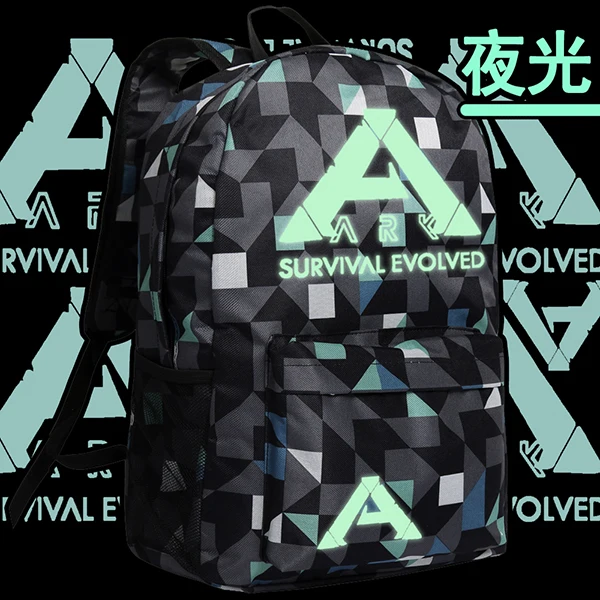 

Hot Seller ARK Survival Evolved Backpack Game Surrounding Shoulder Bag Survival Evolved Schoolbag women men travel Laptop Bags