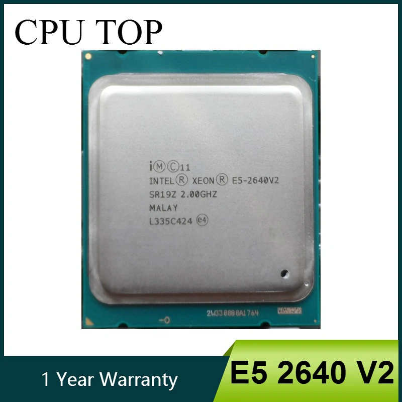 Intel Xeon E5 2640 V2 Processor 2.0ghz 20m Lga 2011 Sr19z Cpu - Cpus ...