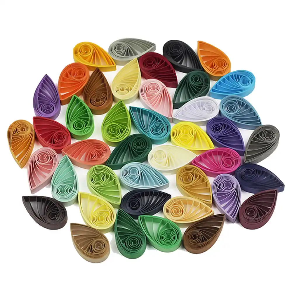 5040 strips quilling paper set 54cm (21inch) length 42 color