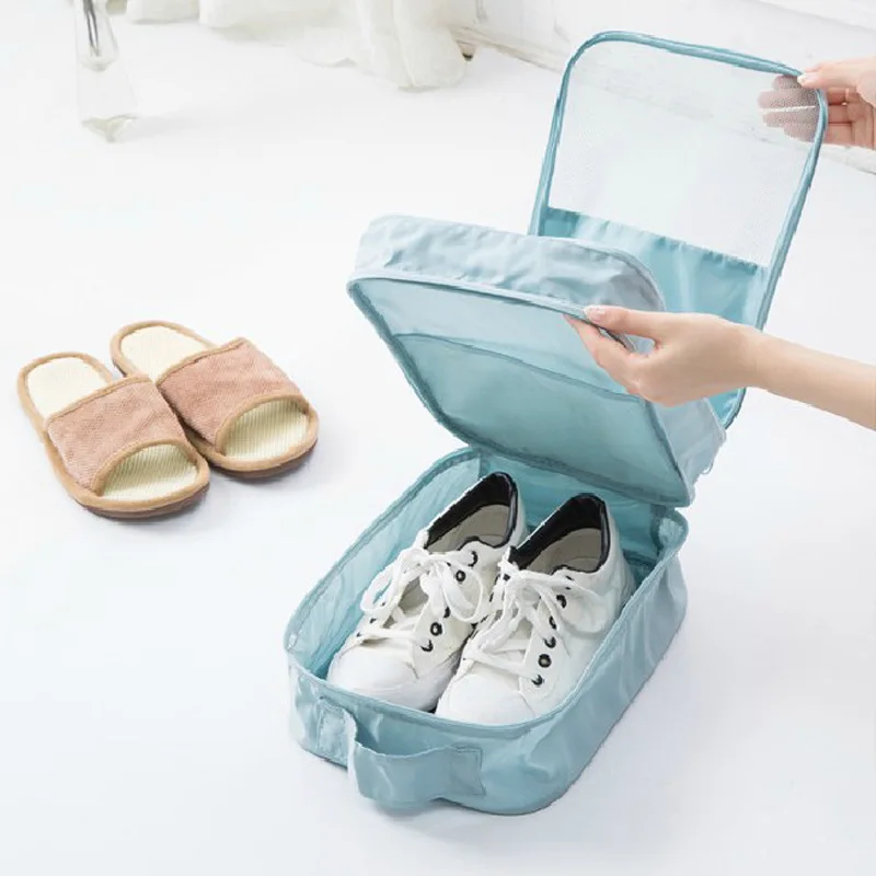 

1pc Shoes Organizers Portable Woman Man Kids Travel Organiser Household Cleaning Convenient Storage Container