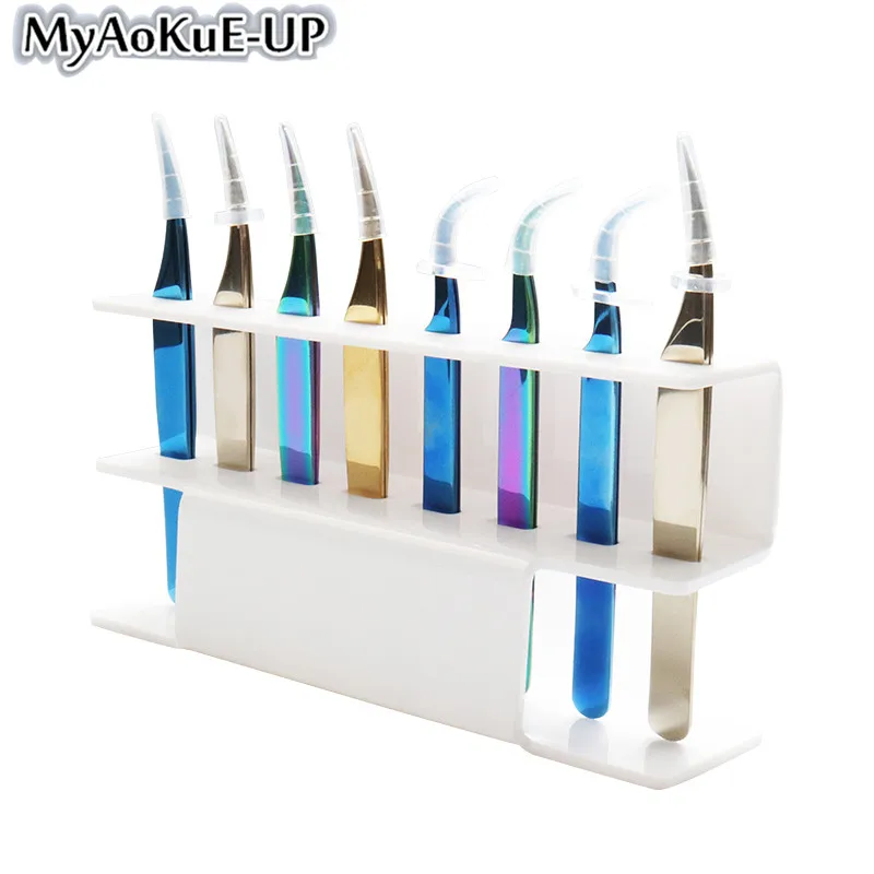 

Makeup Tools Tweezers Storage Holder Convenient Eyelashes Extension Acrylic Tweezers Scissor Storage Rack Holder Stand Beauty