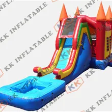 Надувная водная горка