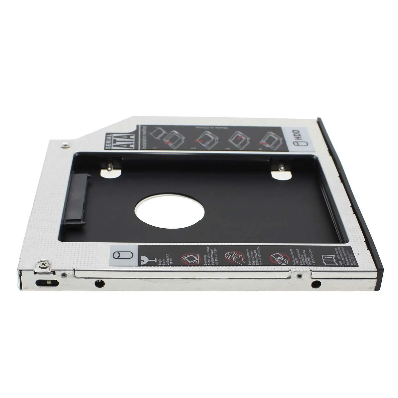Оптический адаптер 9 5 мм Caddy SATA 2nd HDD SSD жесткий диск CD/DVD ROM|Жёсткие диски и боксы для