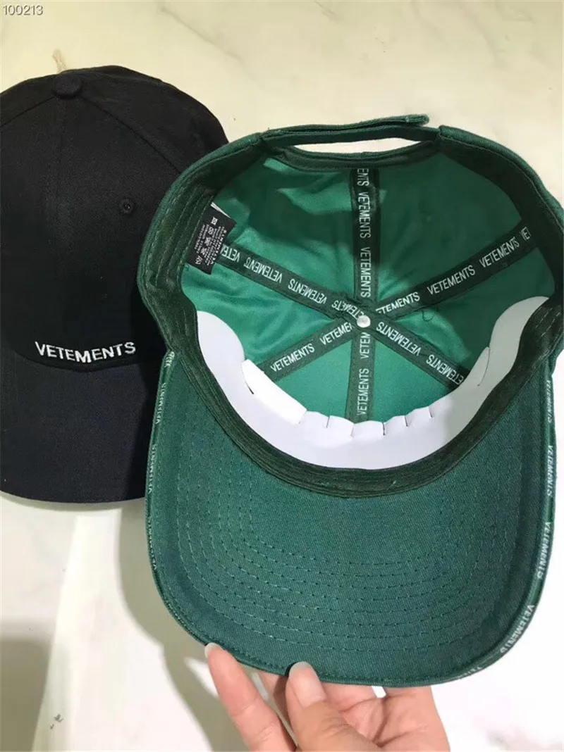 Vetements Baseball Cap Securite Letter Embroider Cap 1:1 High Quality ...