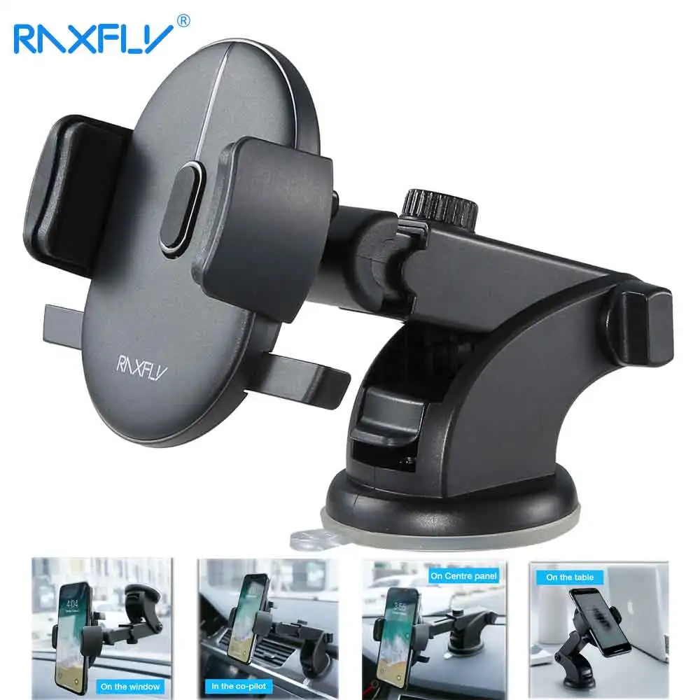 RAXFLY Car Phone Holder For Samsung S9 S8 Plus 360