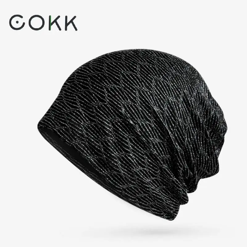 Женские Мешковатые шапочки без полей COKK весенне летние Шапка бини в стиле хип хоп