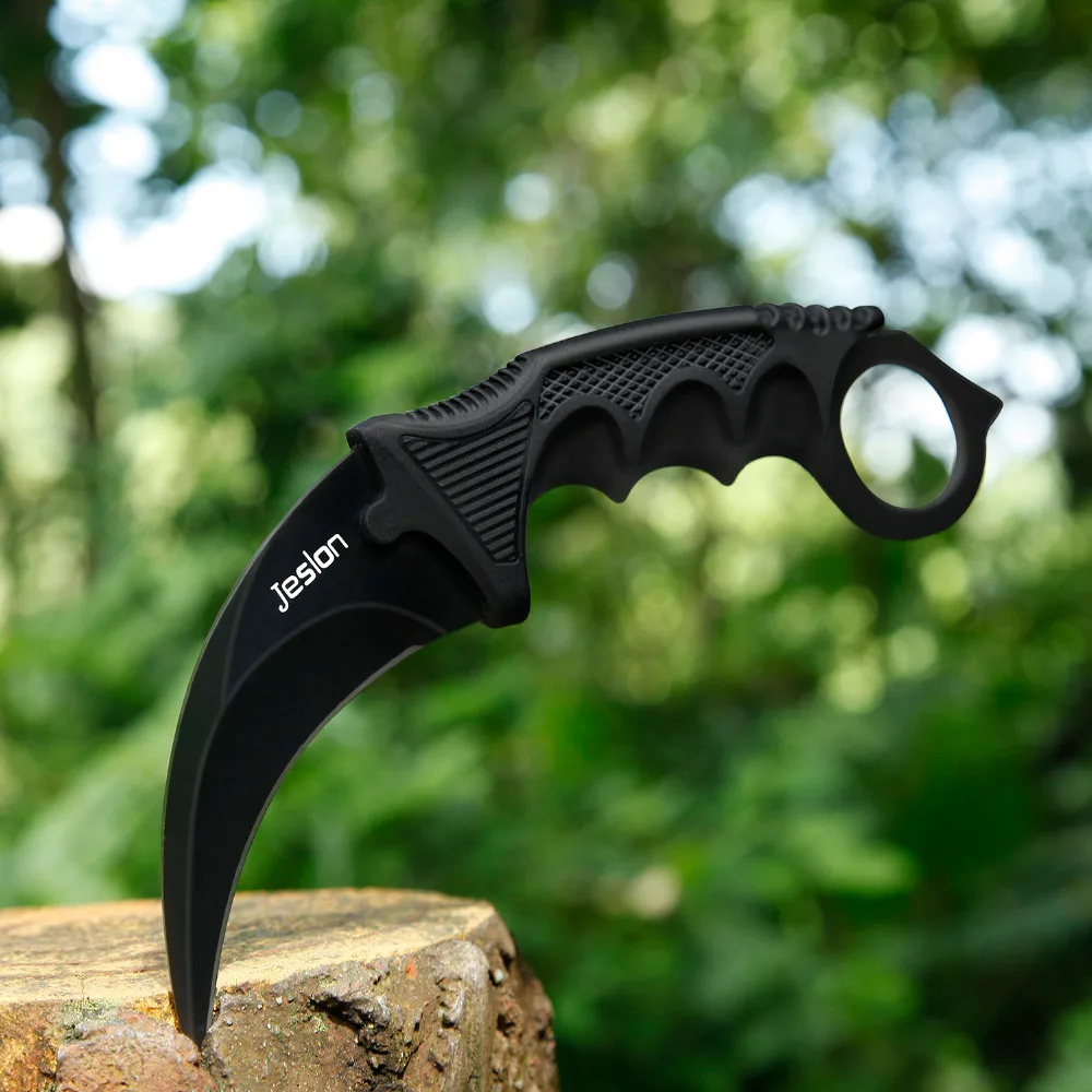 Jeslon CS GO Counter Strike Hawkbill Tactical Claw Karambit Knife