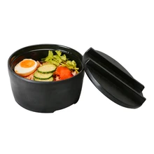 1Pcs Melamine Noodles Bowl Lid Fruit Dishes Salad Food Container Soup Tableware Kitchen Gadgets Dinnerware Accessories Supplies