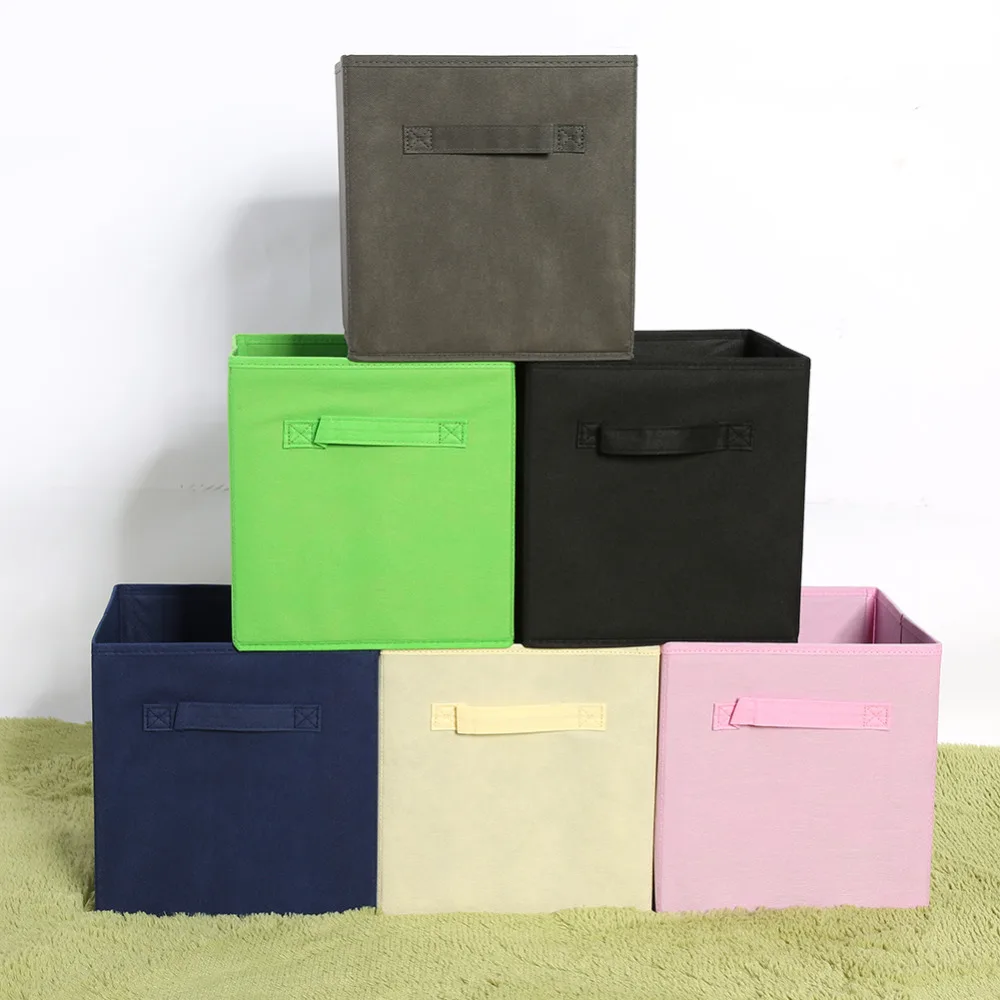 6Pcs Foldable Socks Underwear Bra Drawer Storage Bins Box Home Kid Toys