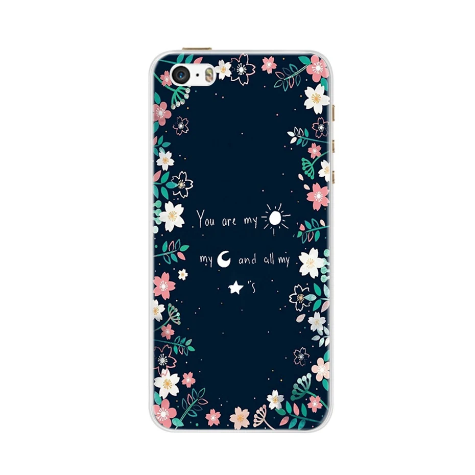 Cute Flower Ultra-Thin Silicone Phone Case - Soft Back Cover