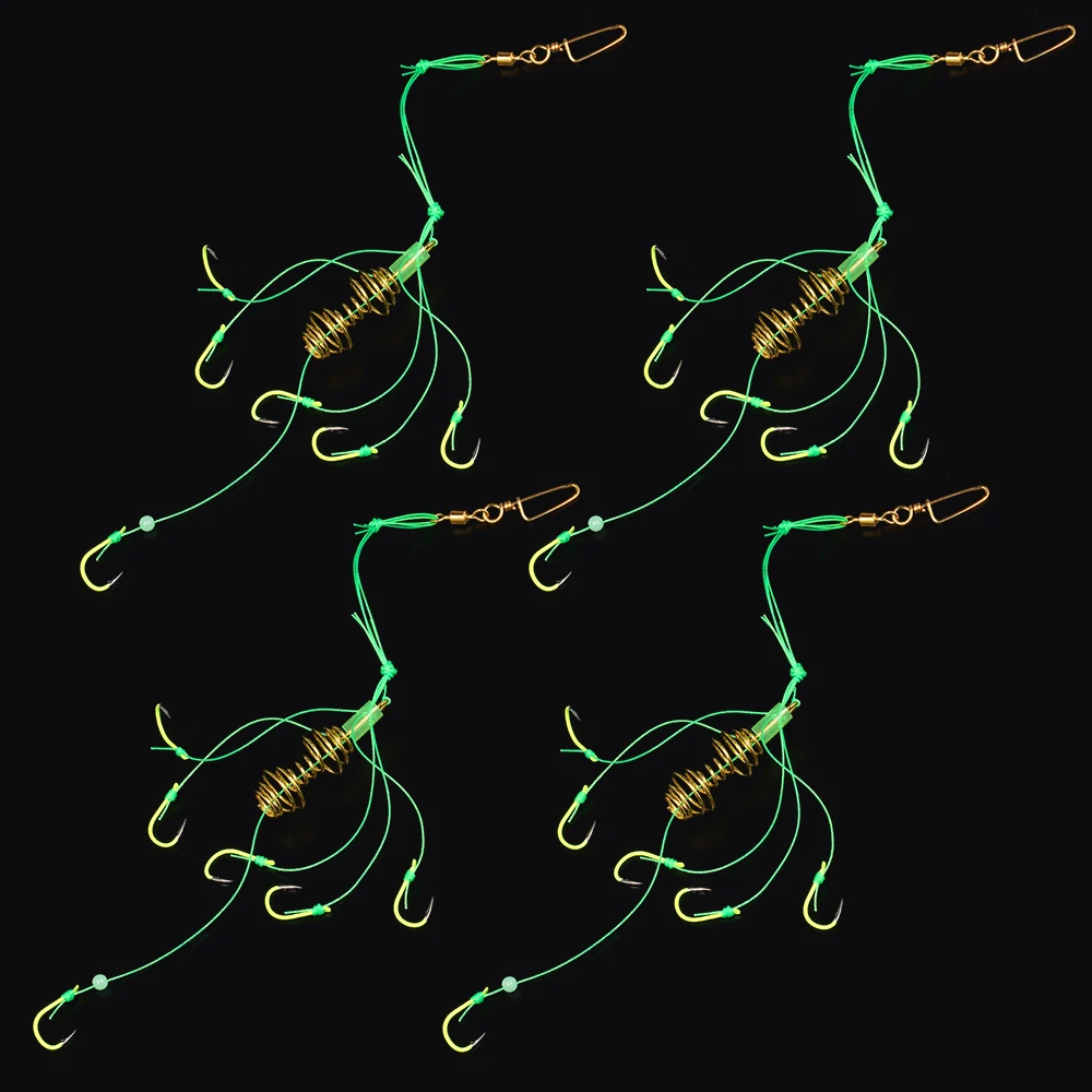4 шт./партия рыболовные крючки рыболовный фидер держатель рыболовная Клетка Для Приманки Ловушка корзина упаковка колючая для Pesca