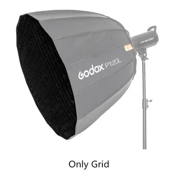 

Portable Godox P120L P120H 120cm Deep Parabolic Softbox Honeycomb Grid for Studio Softbox (Only Grid) CD05 T03Y