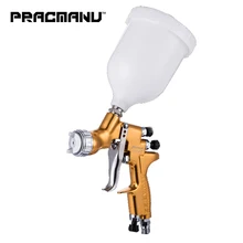 PRACMANU HVLP распылитель GTI/TTS Профессиональный распылитель Золотой краскопульт автомобильные пистолеты инструменты для покраски автомобиля пистолет краска spary пистолет