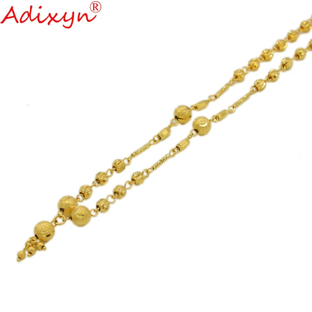 Adixyn золота Кулоны Ожерелья Модные украшения для Для женщин подруге подарок золотой Цвет амулеты Чокеры ожерелья N09237