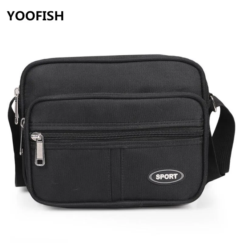 

Free shipping Wholesale Oxford men's bags Shoulder bag Men's oblique straddle bag Travel Crossbody Bags Vintage Solid Zipper