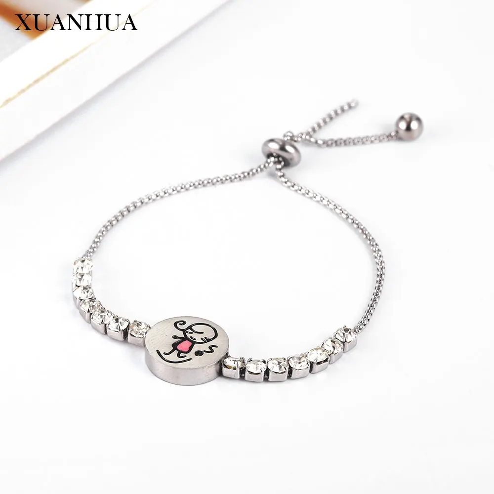 

XUANHUA Adjustable Bracelets Bangles For Women Stainless Steel Jewelry Woman Vogue 2019 Jewelry Accessories wholesale lots bulk