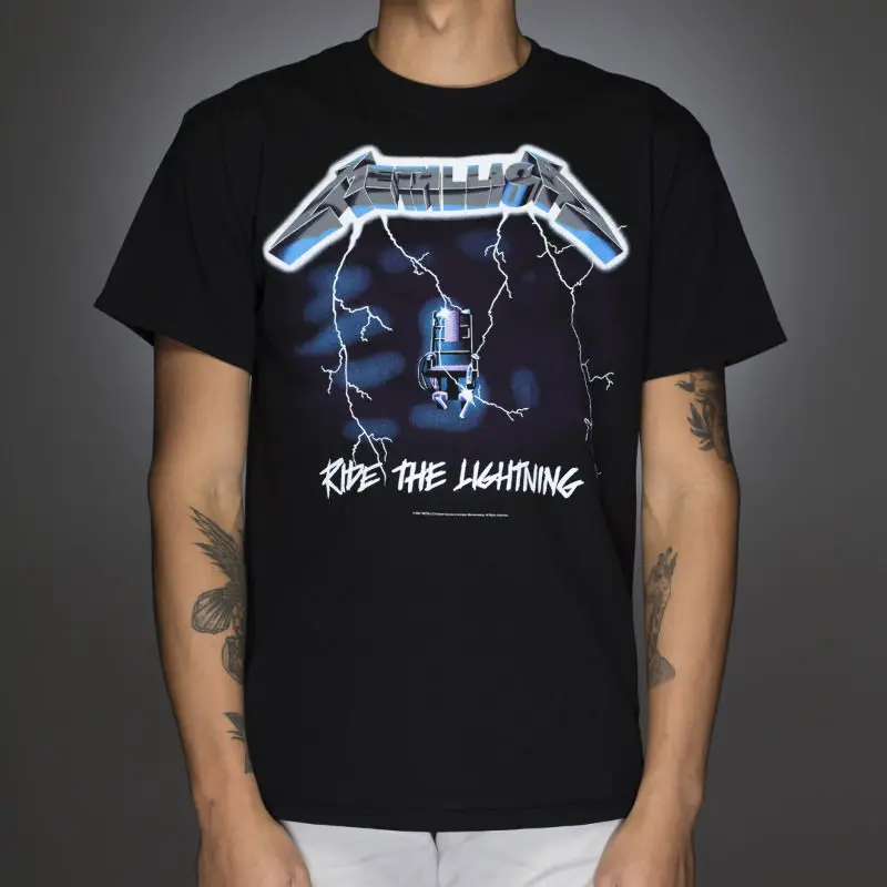 metallica ride the lightning shirt metallica ride the lightning shirt