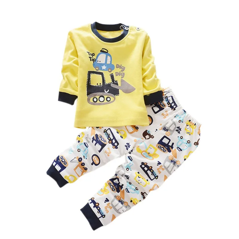 

Baby Boy Girl Clothes Long Sleeve Top + Pants 2pcs Suit Baby Clothing Set Newborn Cotton Clothing