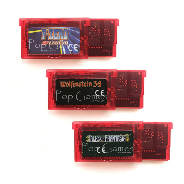 

F-Zero GP Legend Wolfenstein 3D Tales of Phantasia for 32 Bit Video Game Cartridge Console Card Handheld Player EU Version