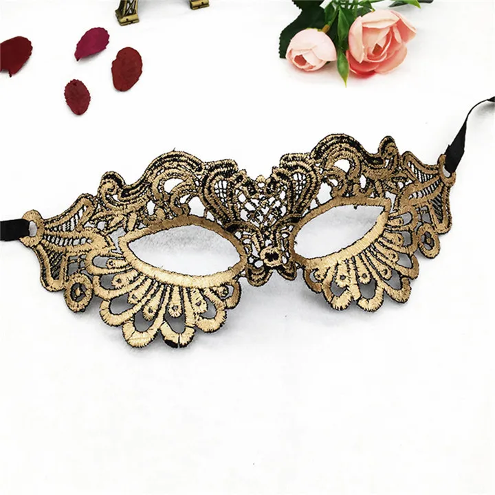 6 Lace Mask For Women Party Decorations Adult Multicolor Sexy Half Face Masks  Masquerade Halloween Mask Party Supplies