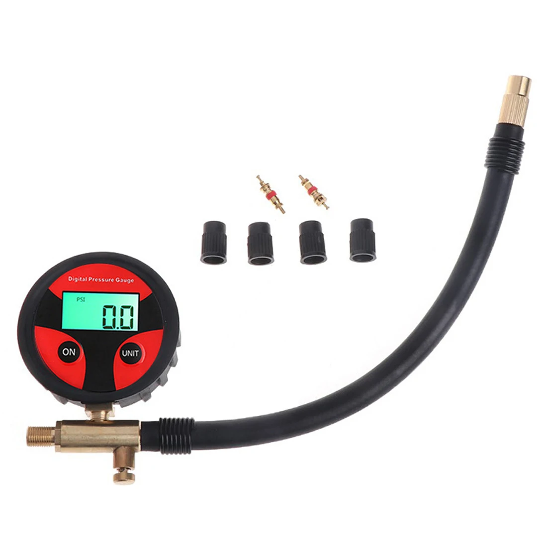 

200PSI Digital Tyre Tire Pressure Gauge LCD Manometer Motorcycle Car Cycle Truck 4 Units Available