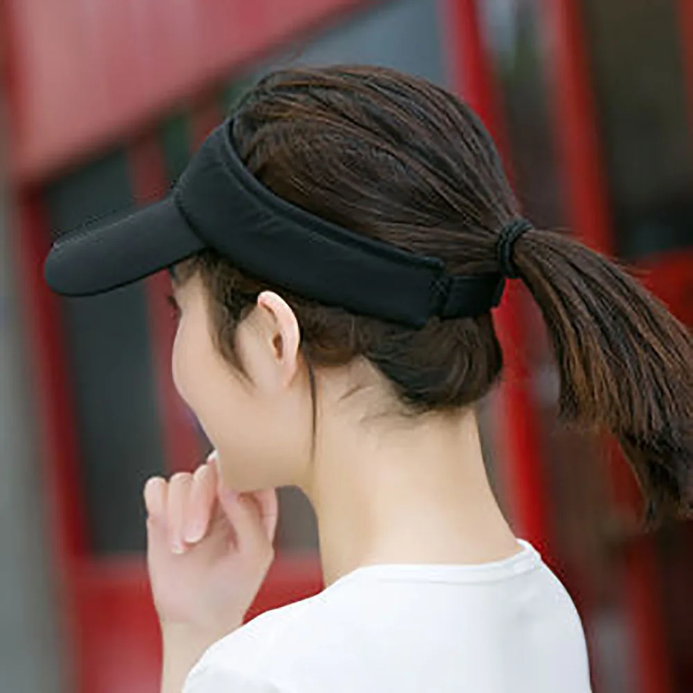 Белая Регулируемая Мужская женская летняя спортивная повязка на голову Повседневная Солнцезащитная шляпа Классическая Летняя женская простая шляпа