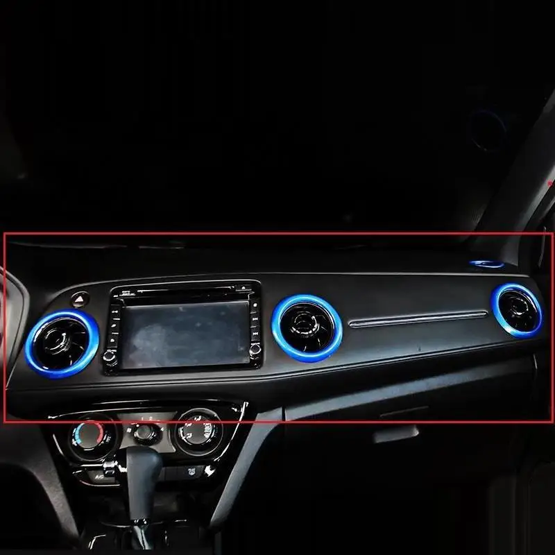 

Modified Auto Automovil Steering Wheel Air Conditioner Interior Dashing Mouldings Accessory Protecter Parts 18 19 FOR Honda XR-V