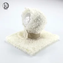 Вязаные акриловые мягкие маленькие поплавок детские одеяла с шапкой(полный комплект) новорожденные фотографии Реквизит BABY SHOWER подарок