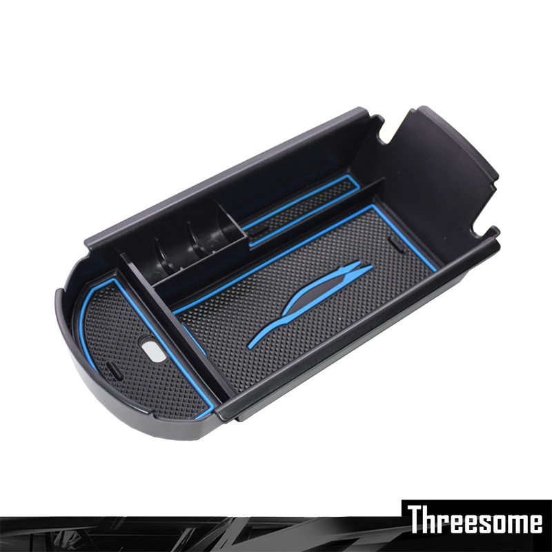 

SRXTZM 1pcs Car Central Armrest Storage Box Container Holder Tray for Toyota C-HR CHR 2016 2017 2018 Kit Parts Accessories
