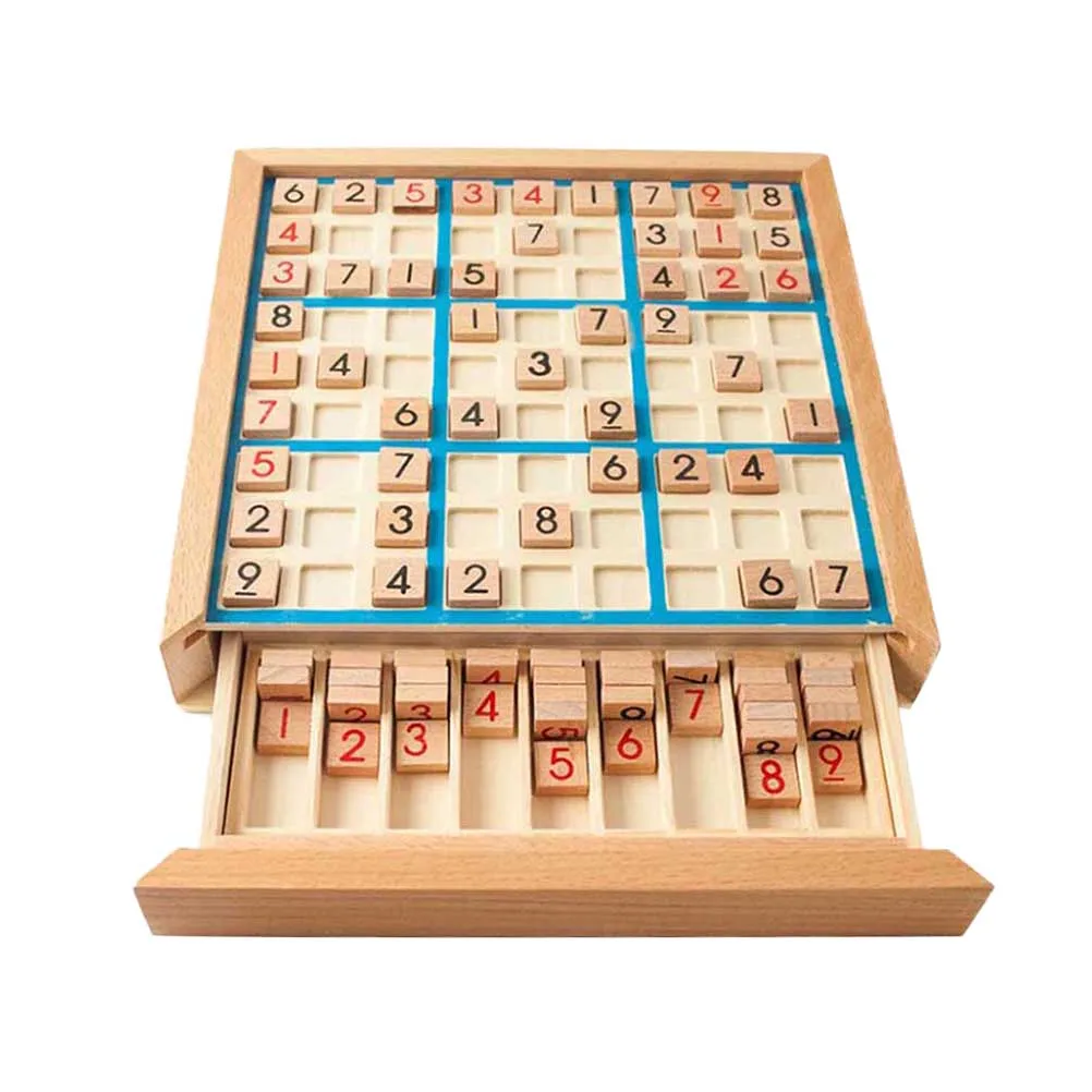 1 шт. обучающая интеллектуальная Sudoku обучающая логическая цифра шахматная доска Пазлы настольная игрушка настольная игра для детей