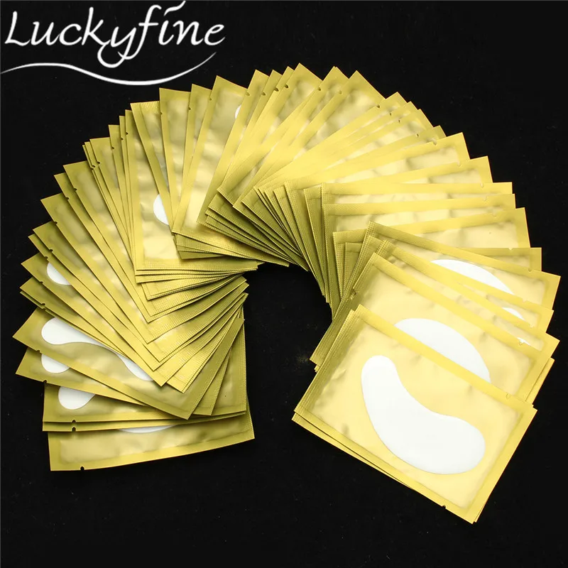 

50pairs Eyelashes Grafted Eyelash Extension Paper Patches Grafted Eyelash Stickers Under Eye Pads Eye Paper Patches Tips