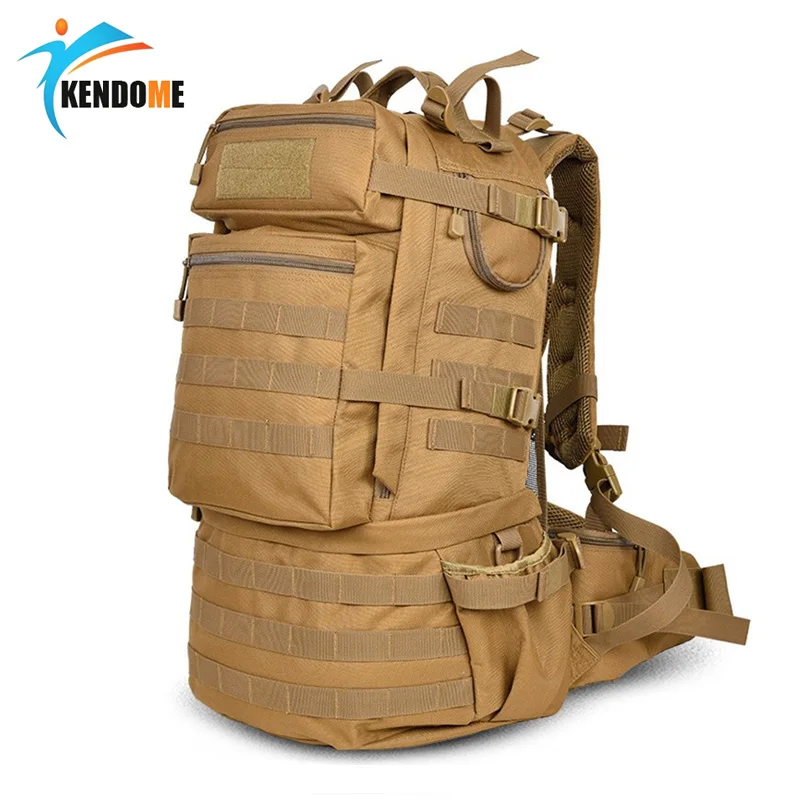 Preise Heißer 50L Molle Hohe kapazität Wasserdicht Mochila Militar Taktische Rucksack Assault Military Rucksäcke Rucksack Camping Jagd Tasche