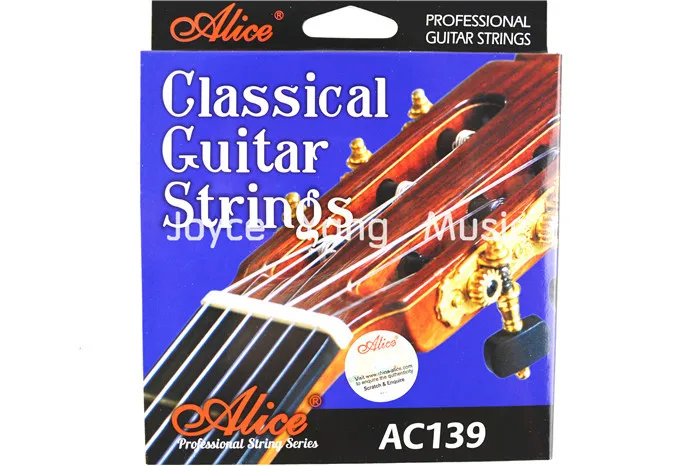 

Alice AC139-N/H Classical Guitar Strings Titanium Nylon Strings Silver-Plated 85/15 Bronze Wound 1st-6th Strings Free Shipping