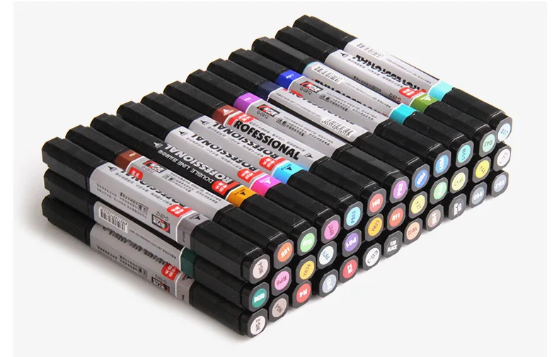 12 P цветов, набор для самостоятельного выбора, маркер, обычно используемый эскиз, маркер, копические маркеры