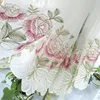 2017 New Rose Embroidery Ribbon Roman Curtain Home Wave European Living Room Kitchen Balcony Voile 1PC ► Photo 3/6
