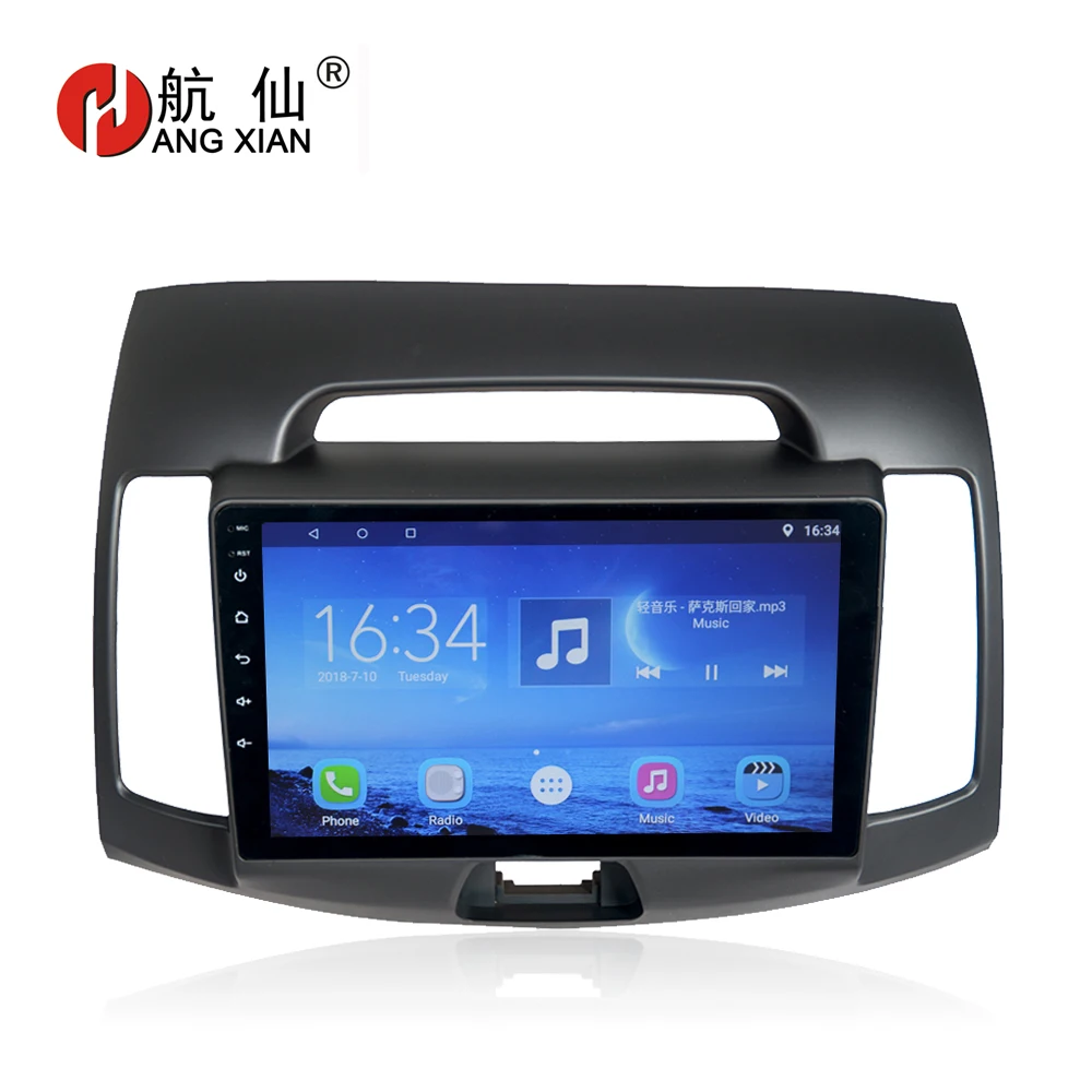 Bway 9 "автомобильное радио для hyundai Elantra 2010-2008 четырехъядерный Android 7.0.1 автомобильный dvd-плеер gps navi с 1 г оперативной памяти, 16 г rom